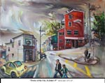 Poetry of The City, St.John's-5, Oil on Canvas